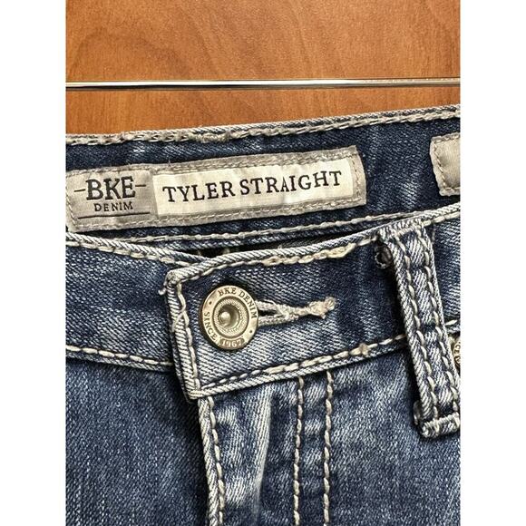 Buckle Men's Straight Jeans - Blue - Picture 3 of 13
